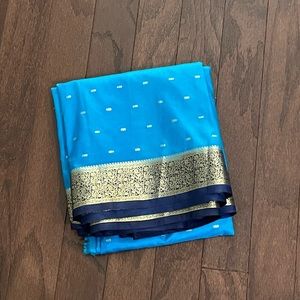 Gorgeous Silk Saree sari Blue